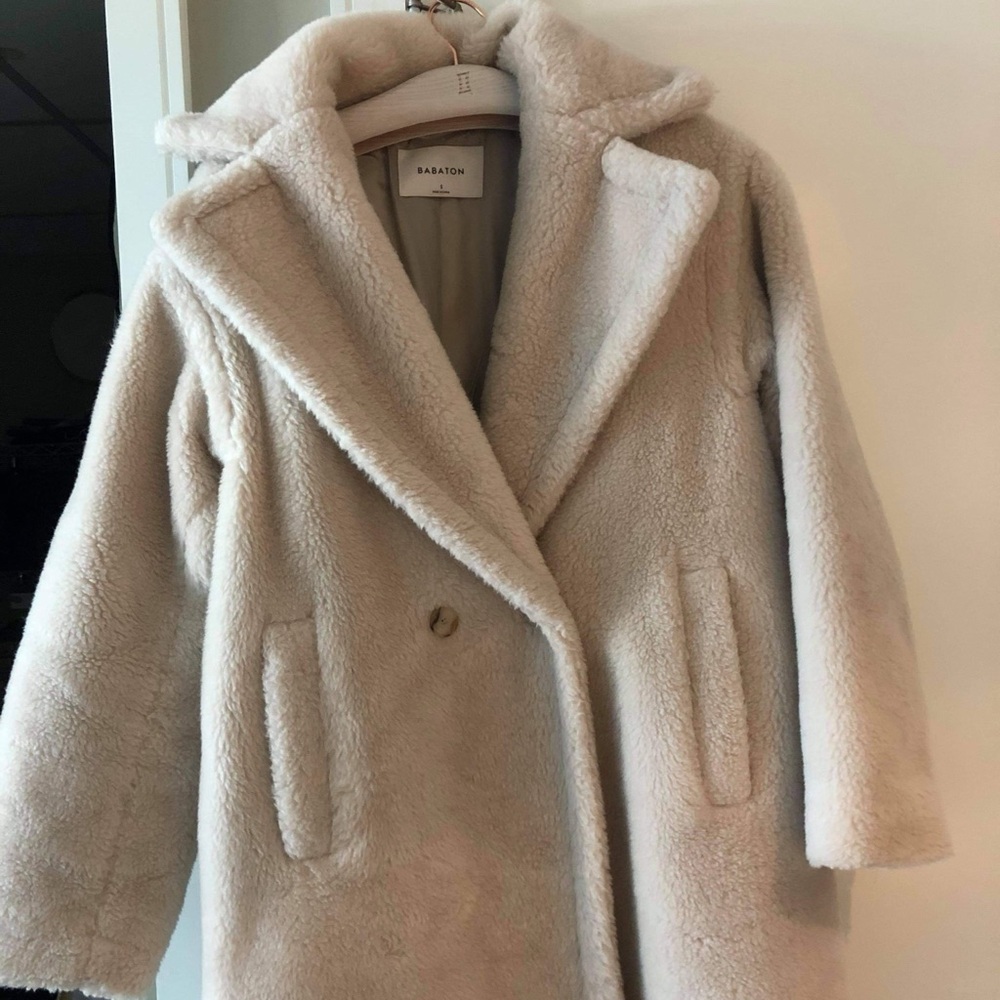 Aritzia Babaton Teddy Coat Jacket